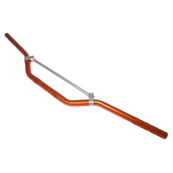MX handlebar aluminum with cross brace orange 22mm - 810mm