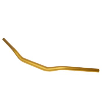 motorcycle handlebar tapered aluminum matt golden 28.6mm - 725mm