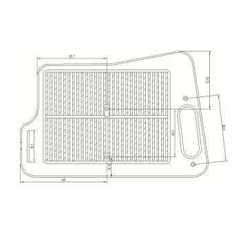 air filter for Suzuki Burgman 400 2007-