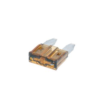 mini blade fuse flat 11.1mm 7.5A brown in color