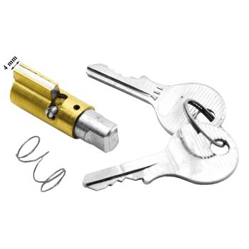 steering and compartment lock 4mm for Vespa 50, 125