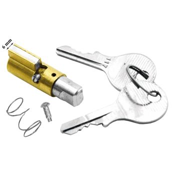 steering and luggage compartment lock 6mm for Vespa 50, 125