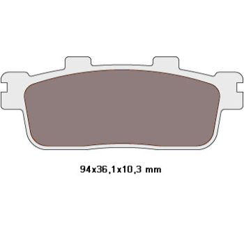 brake pads organic for Peugeot, SYM, TGB