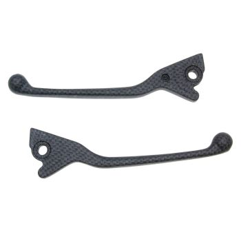 brake lever set carbon look for Aprilia, Gilera, Piaggio, Vespa