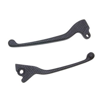 brake lever set carbon look for Vespa S 125, 150 2008-