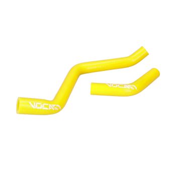 cooling hose kit Voca HQ reinforced yellow for Derbi Senda DRD D50B Euro3, Euro4