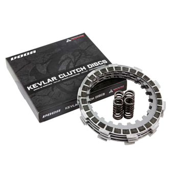 clutch disc set VOCA Race Kevlar 4-friction plate type for Minarelli AM, Generic, KSR-Moto, Keeway, Motobi, Ride, 1E40MA, 1E40MB