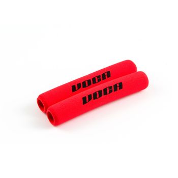 brake lever foam rubber grips VOCA Racing red