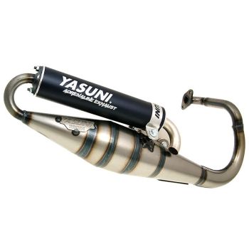 exhaust Yasuni Scooter Z black for Peugeot vertical