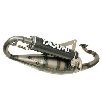 exhaust Yasuni Scooter R carbon for Peugeot horiz., Derbi
