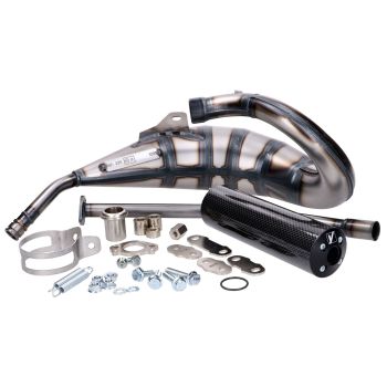 exhaust Yasuni Cross HM MAX carbon for Aprilia RX, SX, Derbi R, SM, Gilera RCR, SMT