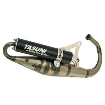 exhaust Yasuni Scooter Z black for Minarelli vertical