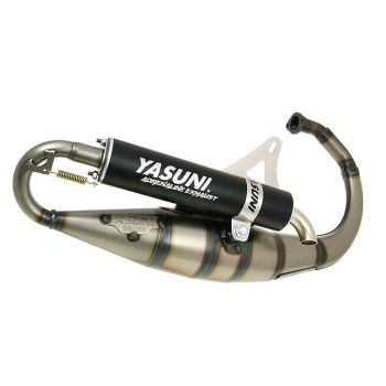 exhaust Yasuni Scooter R black for Minarelli vertical