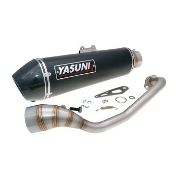 exhaust Yasuni Scooter 4 Black Edition for Yamaha N-Max 125 15-16
