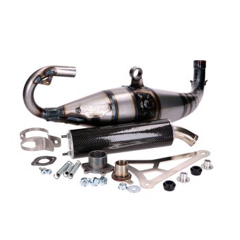 exhaust Yasuni Carrera 40 carbon fiber Scooter Racing for Minarelli horizontal