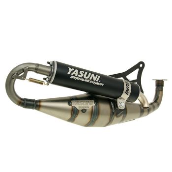exhaust Yasuni Carrera 21 black for Minarelli horizontal