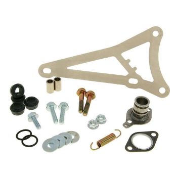exhaust Yasuni R mounting kit complete for Minarelli horizontal