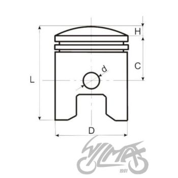 Kolvi komplekt gy6 50cc