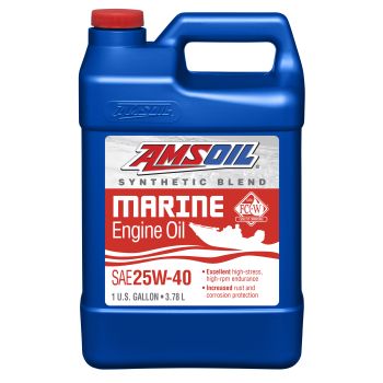Amsoil 25W-40 Synthetic-Blend Marine Engine Oil 3,78L
