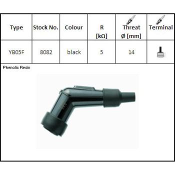 NGK SPARK PLUGS SPARK PLUG CAP YB05F