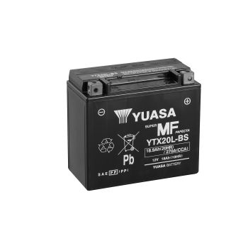 Yuasa akku,  YTX20L(WC) filled with acid (4)