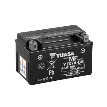 Yuasa akku,  YTX7A(WC) filled with acid (6)