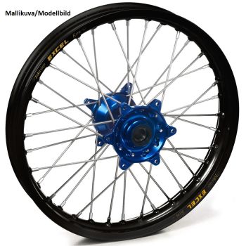 Haan wheel TC85 25-.. 16-1,85 BLACK RIM/BLUE HUB