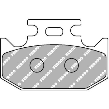 Ferodo brakepads Sinter Grip MX taakse: Kawasaki, Suzuki, Yamaha (1989->)
