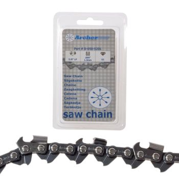Archer Saw chain, 3/8 - 1,3mm - Micro 49L , Semi-Chisel teeth