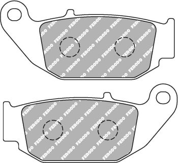 Ferodo brakepads Platinum taakse: Honda CBR 125R, CRF 250 M, Suzuki GSX-R 125