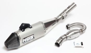 HGS Exhaust system 4T Complete Grey Carbon KX250F 25-..