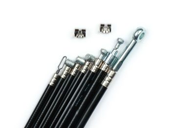 train set BGM PRO, Silk Liner black for Vespa PX old (-1984)