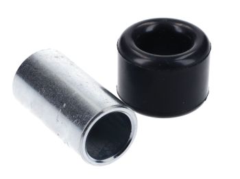 swing arm / rear axle bearing rubber bush and sleeve for Simson S50, S51, S70, S83