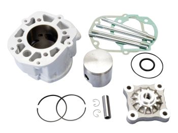 cylinder kit Polini aluminum racing 80cc 50mm for Piaggio / Derbi engine D50B0