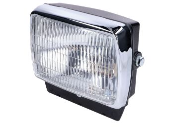 Headlight angular black for Kreidler moped