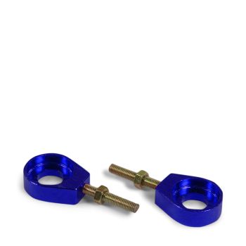 Tendeurs alu de chaine bleu - ø15mm