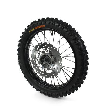 Roue complete avant acier avec pneu kenda noire 14" - ø15