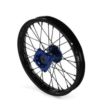 Roue avant aluminium 7116 volt racing - moyeu bleu 14" - ø15