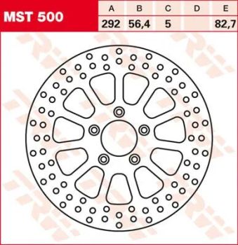 FRONT BRAKE DISC XL/BT