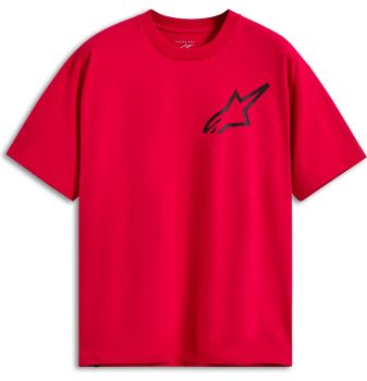 TEE SS CSF OVERSIZED ONE RED S