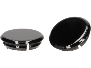 cover cap set mirror holes Moto Nostra, Nero Deciso for Vespa GTS 125 Keyless GTS 300 HPE Keyless