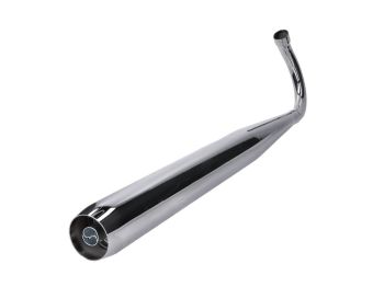 Exhaust completely open 36/32mm chrome for Zündapp