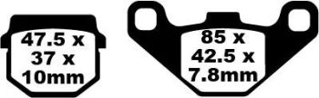 BRAKE PAD EBC FA083/2TT