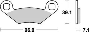 MOTOMASTER BRAKEPAD NITRO