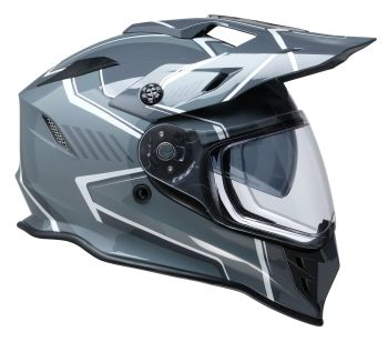 HELMET RANGE VOYAGER BK/WH MD