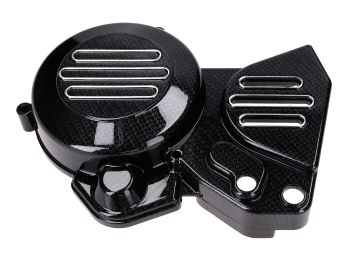 alternator cover / engine ignition cover TUNR carbon-look for Derbi EBE, EBS