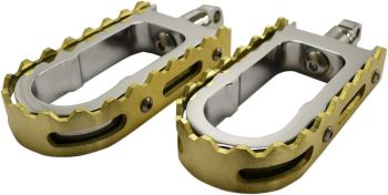 FOOTPEGS BMX CHR/BRASS