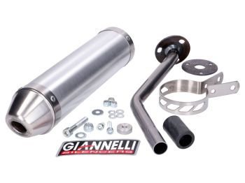 Rear silencer Giannelli aluminum for Rieju MRX, SMX, RRX 50 02/03