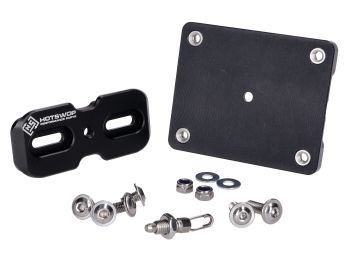 number plate holder set Hot Swop PRO Basic black