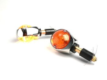 Pair of indicators -BULLS EYE- universal - amber